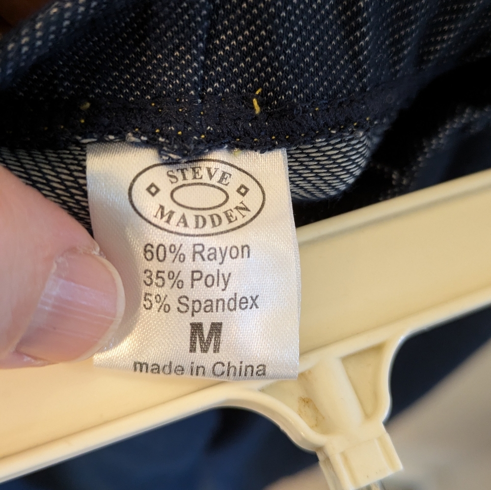 Steve Madden Navy Leggings - Picture 3 of 3